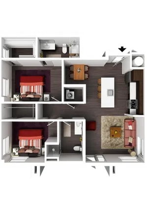 2 Bedroom ADA