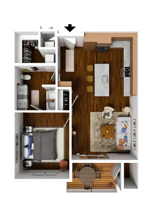 1 Bedroom A Premium