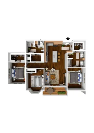 3 Bedroom B Premium