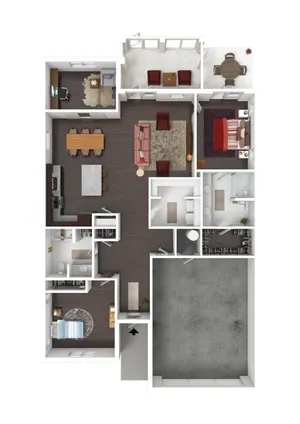 2 Bedroom B Standard