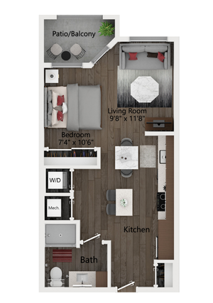 S4 | Studio Floor Plan
