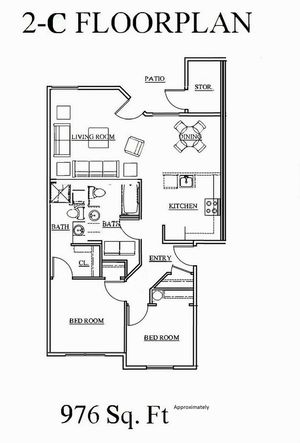 2-C Floorplan