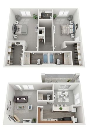 Two Bedroom | Two Bathroom | 1204 sqft