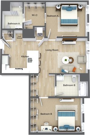2 Bedroom 2 Bathroom B12