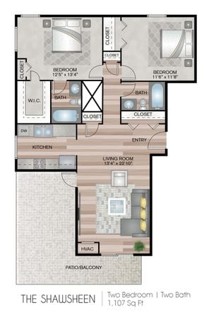 2 Bedroom Apartment