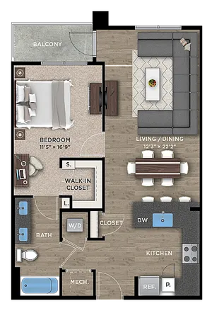 1+1F Floor Plan