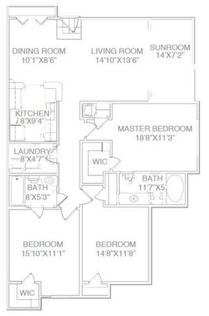 Three Bed Two Bath with Sunroom-Renovated