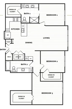 T-D Floor Plan