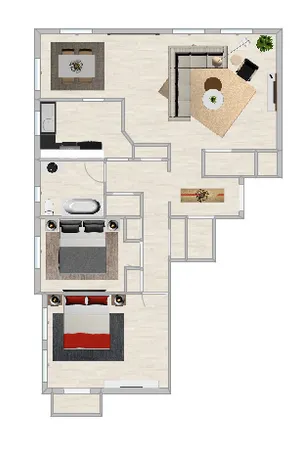 2 Bedroom 1 Bath