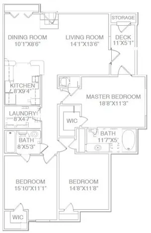 Three Bed Two Bath with Patio-Renovated