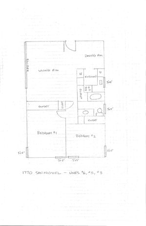 two bedroom 1 bathroom