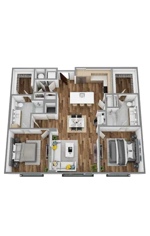 H 2bed/2bath