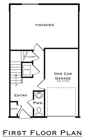 Heights Ave 4 Bed 2.5 Bath First Floor Plan