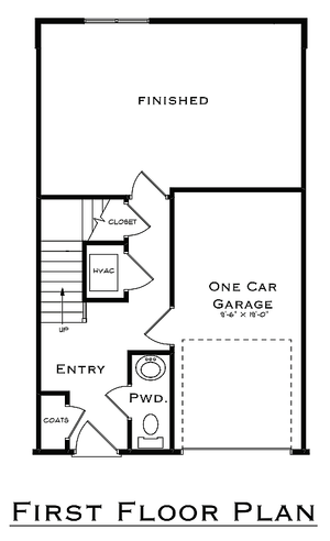 Heights Ave 4 Bed 2.5 Bath First Floor Plan