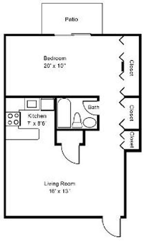 1BR/1BA Renovated