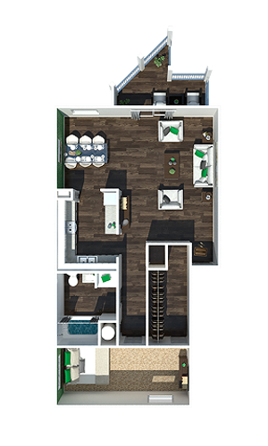 One Bedroom | One Bathroom