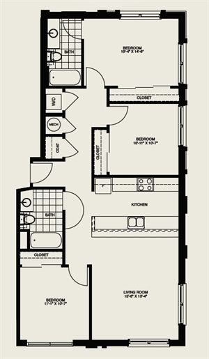 Colony Village C4 Floor Plan