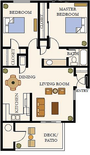 2x1 Cottage Floorplan