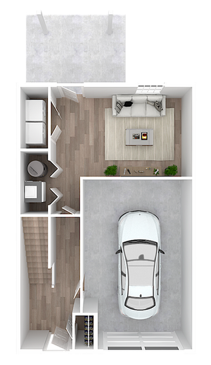 Franklin Square Phase 1, 4 Bedroom First Floor Plan With Garage