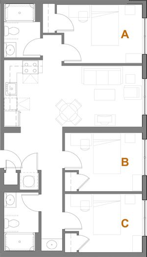Building A - Units 1214, 1314, 1414, 1514, 1614