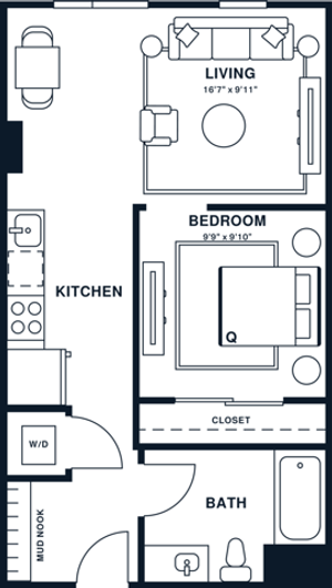 A4U | Junior 1x1 | 526 sq ft