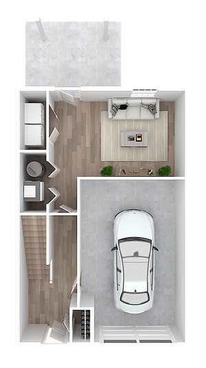 Hudson Ridge Phase 1, 4 Bedroom First Floor Plan With Garage