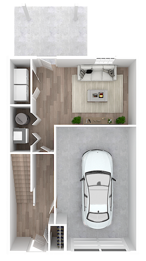 Pinebrook 4 Bedroom First Floor Plan With Garage