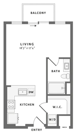 Studio Apartment
