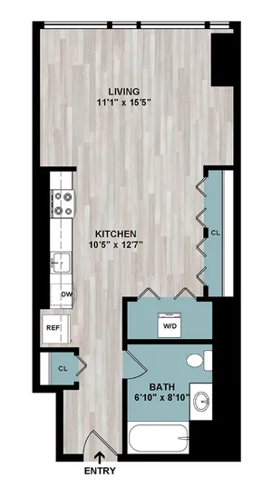 S2 | Studio Floorplan