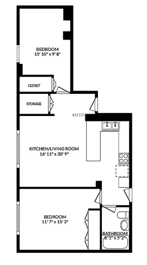 An image of the floorplan