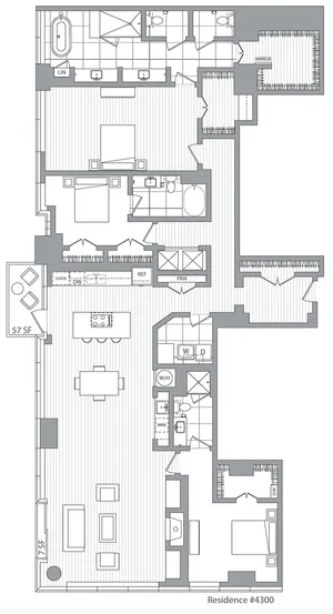 PH02 / 3 Bedroom / 3.5 Bath