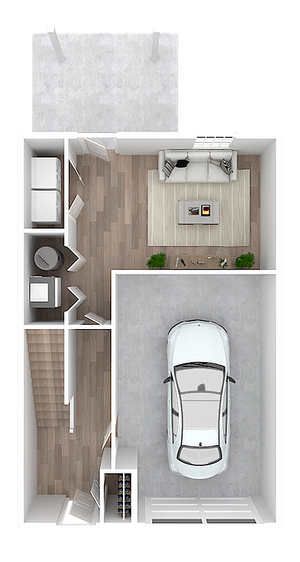 Gettysburg Overlook 4 Bedroom First Floor Plan With Garage