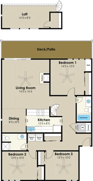 3BR 2BA
