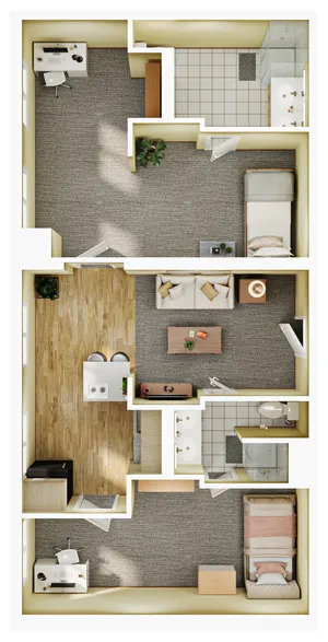 B4 - 2BR/2BA