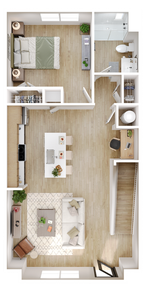 Bungalow 3 x 3 A_L1