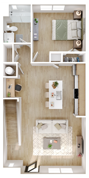 Bungalow 3 x 3 B_L1