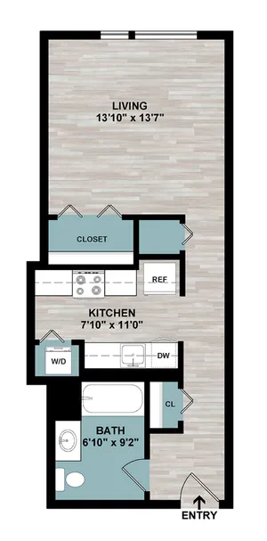 S1 | Studio Floorplan