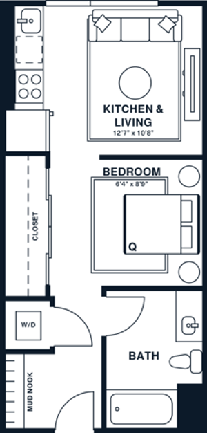S1.A | Studio | 425 sq ft