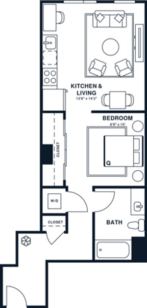 S4 | Studio | 556 sq ft