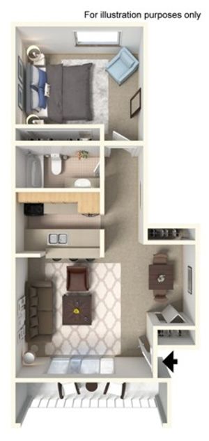One Bed One Bath