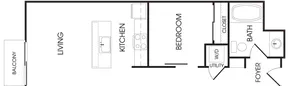 Sky F 2D floor plan