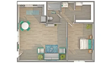 3D apartment layout preview at ReNew Biltmore.