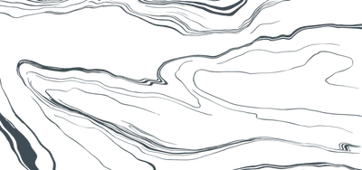 Abstract topographic pattern with flowing lines creating a dynamic black and gray texture.