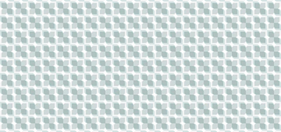Intricate teal and white geometric pattern with interlocking shapes creating a dynamic design.