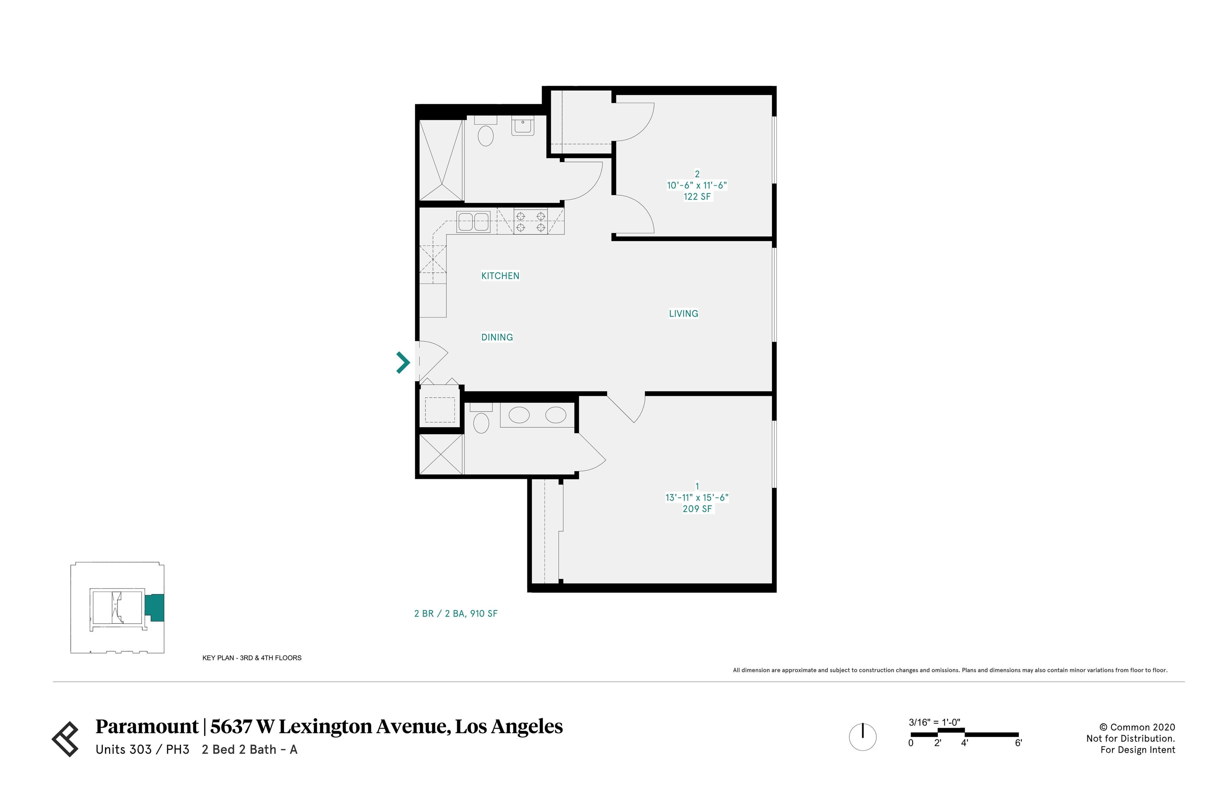 Studio - 4 Bed Apartments - Check Availability | Common Paramount