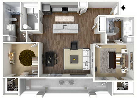 two bedroom apartments in Gilbert, AZ