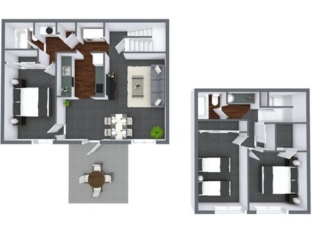 Three Bedroom Townhouse - A Plan