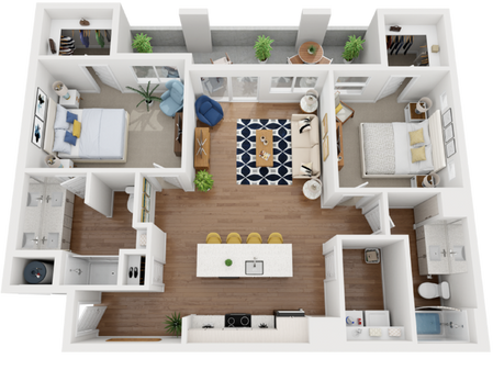 sapphire floor plan 3d