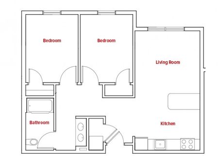 2 Bedroom 1 Bath