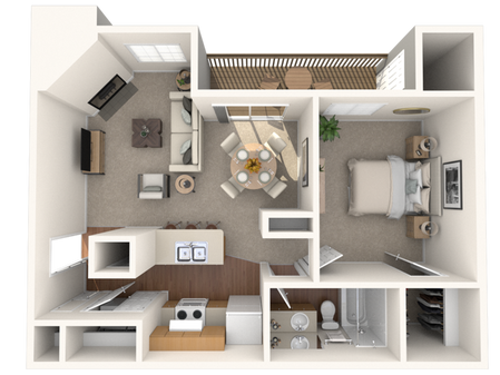 One Bed One Bath